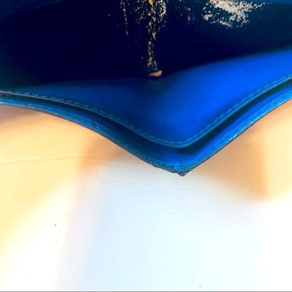 Louis Vuitton Epi Portefeuille Marco Leather Bifold Wallet blue Nice little epi - Picture 4 of 9